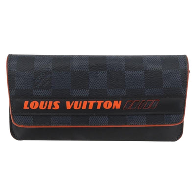 LOUIS VUITTON Damier Cobalt Etui Lunette Woody Glasses Case GI0380 Auth am11413A - 0