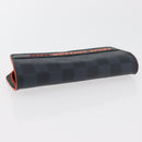 LOUIS VUITTON Damier Cobalt Etui Lunette Woody Glasses Case GI0380 Auth am11413A-6