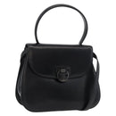 GIVENCHY Hand Bag Leather 2way Black Auth am11414A-1