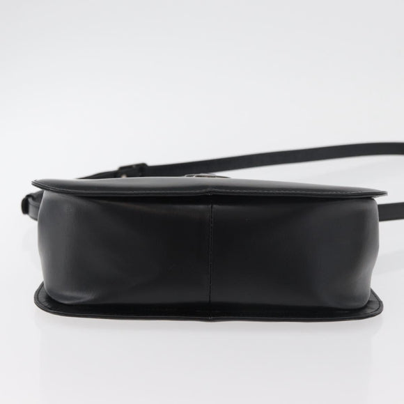 GIVENCHY Hand Bag Leather 2way Black Auth am11414A