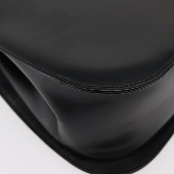 GIVENCHY Hand Bag Leather 2way Black Auth am11414A