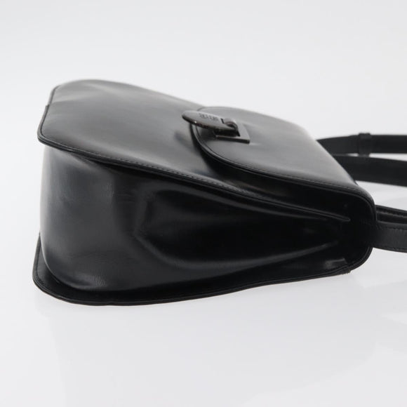 GIVENCHY Hand Bag Leather 2way Black Auth am11414A