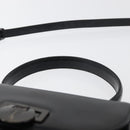 GIVENCHY Hand Bag Leather 2way Black Auth am11414A-14