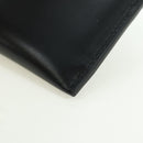 GUCCI L Shaped Round Long Wallet Leather Black Gold 573116 Auth am11415V-16