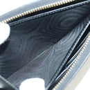GUCCI L Shaped Round Long Wallet Leather Black Gold 573116 Auth am11415V-10