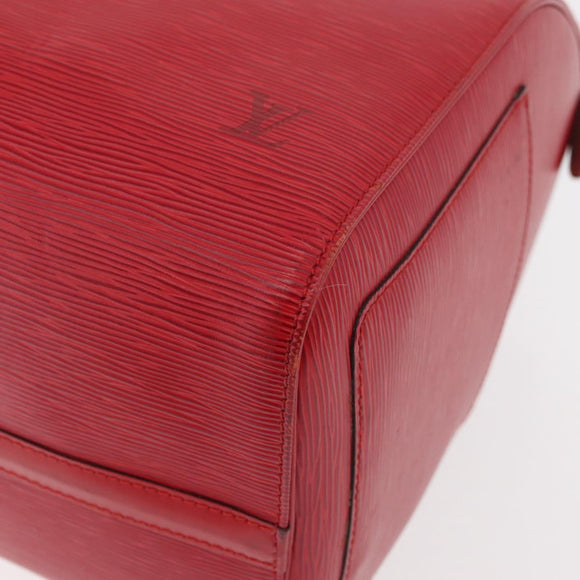 LOUIS VUITTON Epi Keepall 45 Boston Tas Rood M42977 LV Auth am11417V