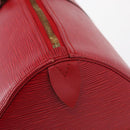 LOUIS VUITTON Epi Keepall 45 Boston Bag Red M42977 LV Auth am11417V-14
