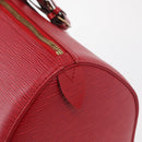 LOUIS VUITTON Epi Keepall 45 Boston Bag Red M42977 LV Auth am11417V-15