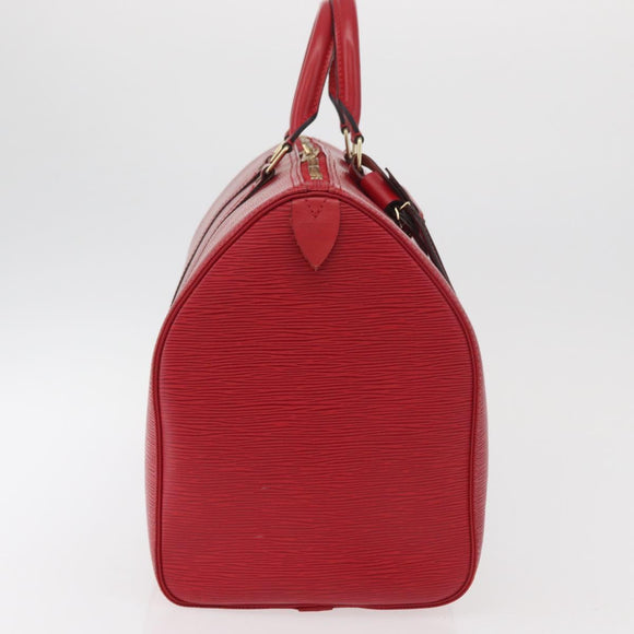 LOUIS VUITTON Epi Keepall 45 Boston Bag Red M42977 LV Auth am11417V