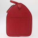 LOUIS VUITTON Epi Keepall 45 Boston Bag Red M42977 LV Auth am11417V-4