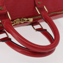 LOUIS VUITTON Epi Keepall 45 Boston Bag Red M42977 LV Auth am11417V-7