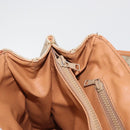 CELINE Macadam Canvas Handtas PVC Beige Goud Auth am11418A-24