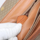 CELINE Macadam Canvas Handtas PVC Beige Goud Auth am11418A-12
