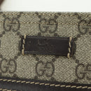 GUCCI GG Supreme Shoulder Bag PVC Beige Gold 295257 Auth am11420V-14