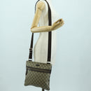 GUCCI GG Supreme Shoulder Bag PVC Beige Gold 295257 Auth am11420V-24