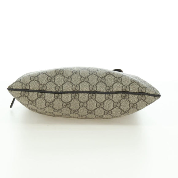 GUCCI GG Supreme Shoulder Bag PVC Beige Gold 295257 Auth am11420V