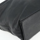 CHANEL Tote Bag Lamb Skin Black Gold CC Auth am11422A-11