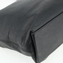 CHANEL Tote Bag Lamb Skin Black Gold CC Auth am11422A-13