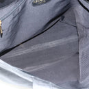 CHANEL Tote Bag Lamb Skin Black Gold CC Auth am11422A-15