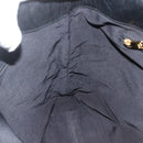 CHANEL Tote Bag Lamb Skin Black Gold CC Auth am11422A-16