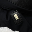 CHANEL Tote Bag Lamb Skin Black Gold CC Auth am11422A-22