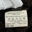 FENDI Zucchino Canvas Reversible Blouson Jacket Dark Brown Auth am11425V-12