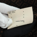 FENDI Zucchino Canvas Reversible Blouson Jacket Dark Brown Auth am11425V-13