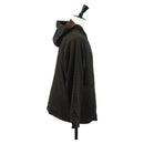 FENDI Zucchino Canvas Reversible Blouson Jacket Dark Brown Auth am11425V-4