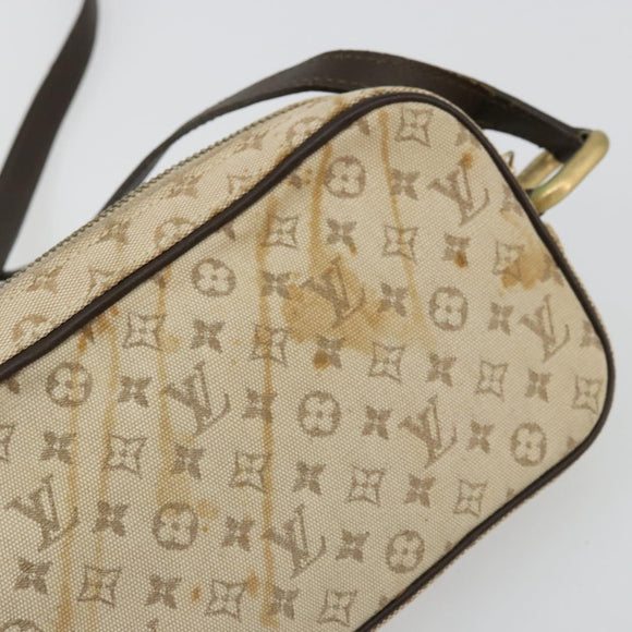 LOUIS VUITTON Monogram Mini Juliet MM Shoulder Bag Khaki M92218 LV Auth am11429