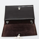 GUCCI Shoulder Bag Patent leather Black Silver 001 3033 Auth am11430-14