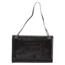GUCCI Shoulder Bag Patent leather Black Silver 001 3033 Auth am11430-2