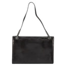GUCCI Shoulder Bag Patent leather Black Silver 001 3033 Auth am11430-3