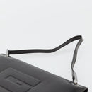 GUCCI Shoulder Bag Patent leather Black Silver 001 3033 Auth am11430-8