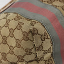 GUCCI GG Canvas Sherry Line Tote Bag Beige Gold 211971 Auth am11431-11