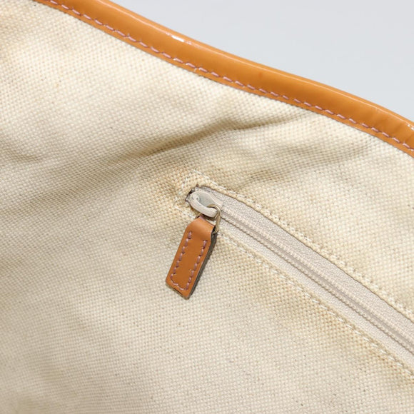GUCCI GG Canvas Sherry Line Tote Bag Beige Gold 211971 Auth am11431