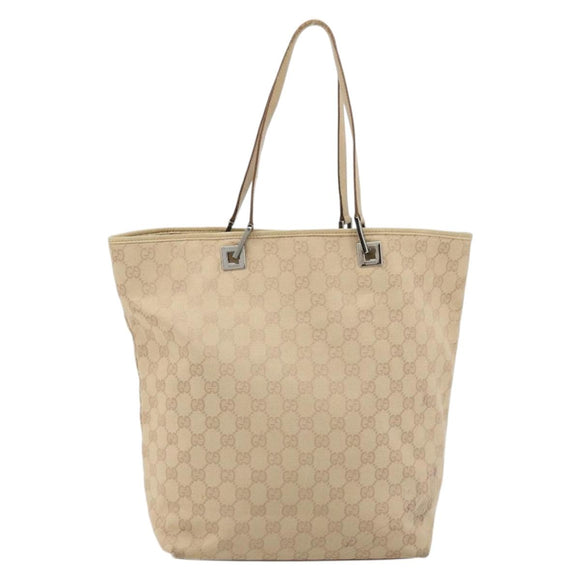 GUCCI GG Canvas Tote Bag Pink Silver 31243 Auth am11434