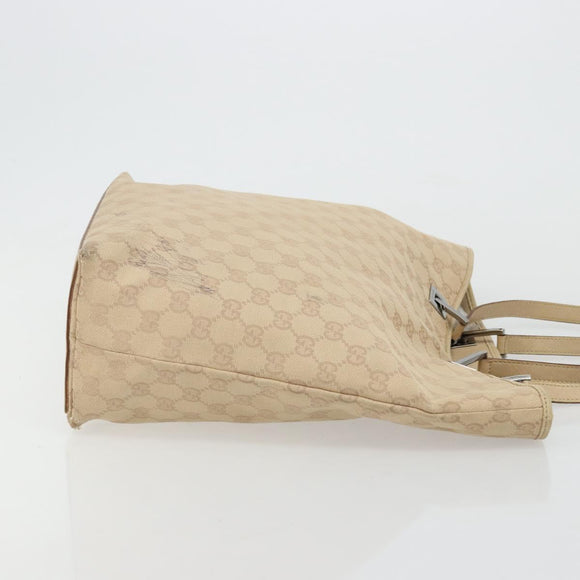 GUCCI GG Canvas Tote Bag Pink Silver 31243 Auth am11434