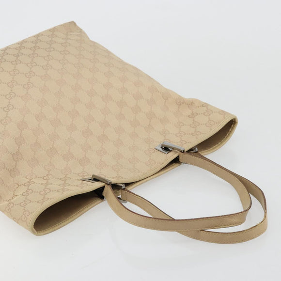 GUCCI GG Canvas Tote Bag Pink Silver 31243 Auth am11434