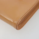 PRADA Shoulder Bag Patent leather Pink Gold Auth am11436-15