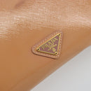PRADA Shoulder Bag Patent leather Pink Gold Auth am11436-19