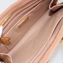 PRADA Shoulder Bag Patent leather Pink Gold Auth am11436-9