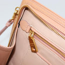 PRADA Shoulder Bag Patent leather Pink Gold Auth am11436-24