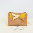 PRADA Shoulder Bag Patent leather Pink Gold Auth am11436-12