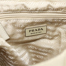 PRADA Backpack Nylon Ivory Silver Auth am11437-21