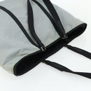 PRADA Old Tote Bag Nylon Light Blue Silver Auth am11438-6