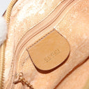 GUCCI GG Canvas Mini Hand Bag Beige Gold Auth am11440-18