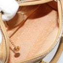 GUCCI GG Canvas Mini Hand Bag Beige Gold Auth am11440-10