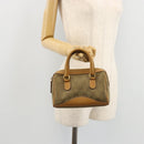 GUCCI GG Canvas Mini Hand Bag Beige Gold Auth am11440-22