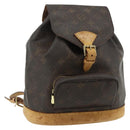 LOUIS VUITTON Monogram Montsouris MM Rugzak M51136 LV Auth am11442-1