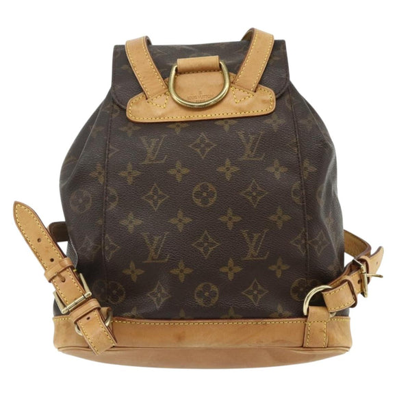 LOUIS VUITTON Monogram Montsouris MM Rugzak M51136 LV Auth am11442
